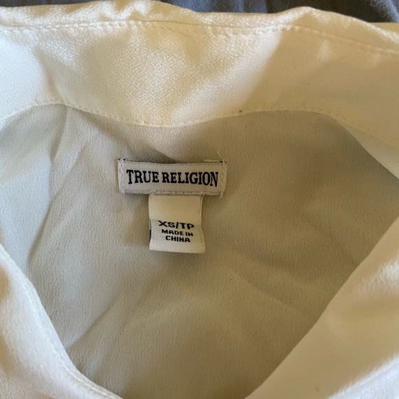 White True Religion Blouse - Picture 2 of 3